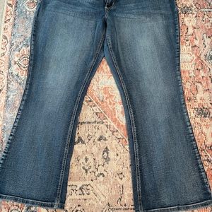 Wide legged/ flared jeans